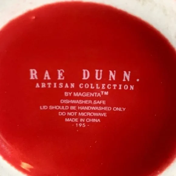 Rae Dunn Cheer Ornament Canister - Picture 4 of 5